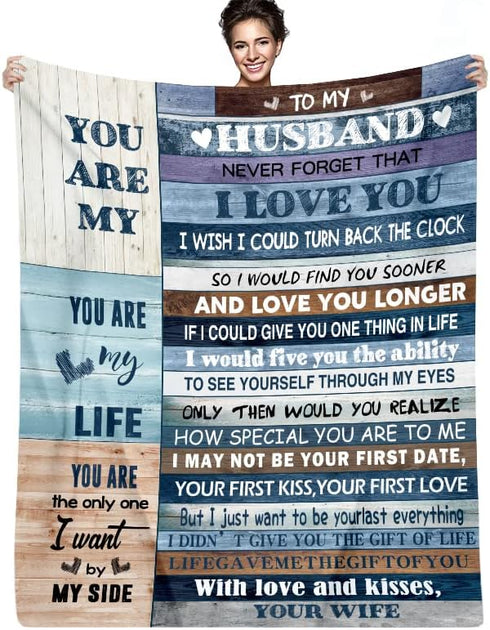 From Husband to My Wife Blanket